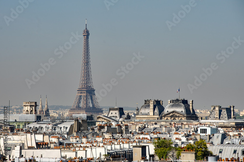 Paris - Stadtpanorama Richtung Eiffelturm © Frank Lambert