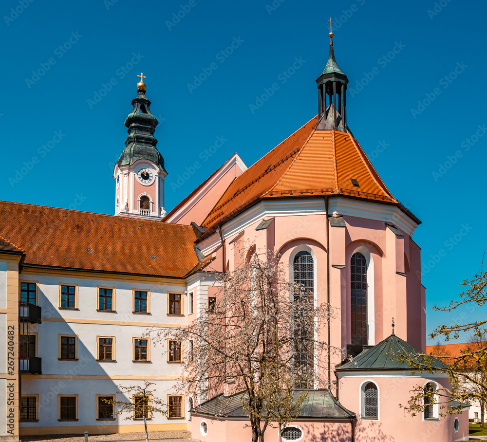 Beautiful church at Aldersbach-Bavaria-Germany