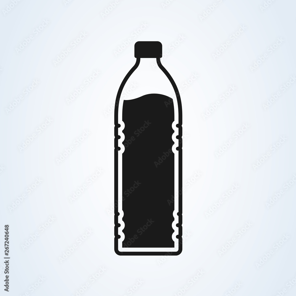 bottle Simple symbol. flat style. illustration icon isolated on white background bottle Simple symbol. flat style. illustration icon isolated on white background