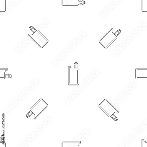 Vape box pattern seamless vector repeat geometric for any web design