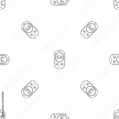 Glucose meter pattern seamless vector repeat geometric for any web design