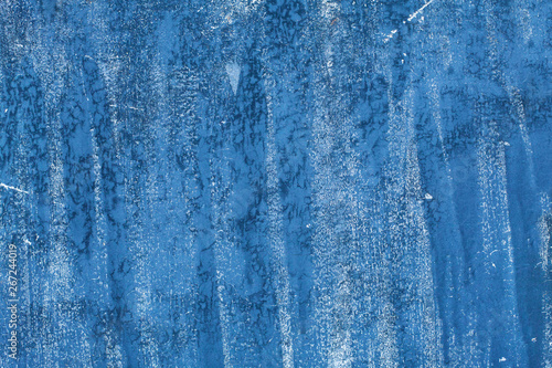 Old dark blue textures wall background. Perfect background with space.