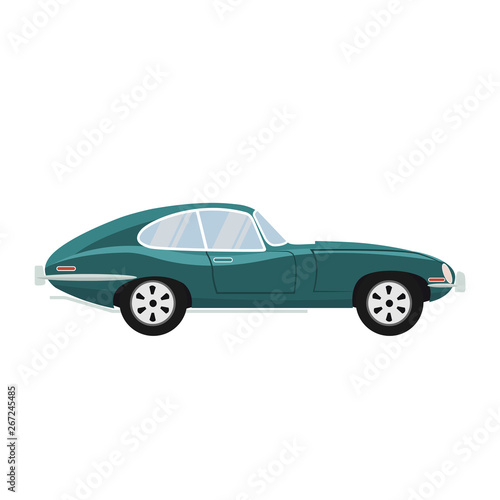  Retro convertible classic car design