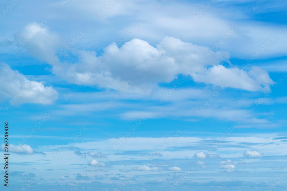 White clouds and blue sky background White clouds and blue sky background