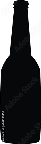 Alcohol bottle silhouette