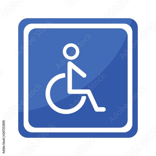 Disabled Handicap Icon . Invalid symbol