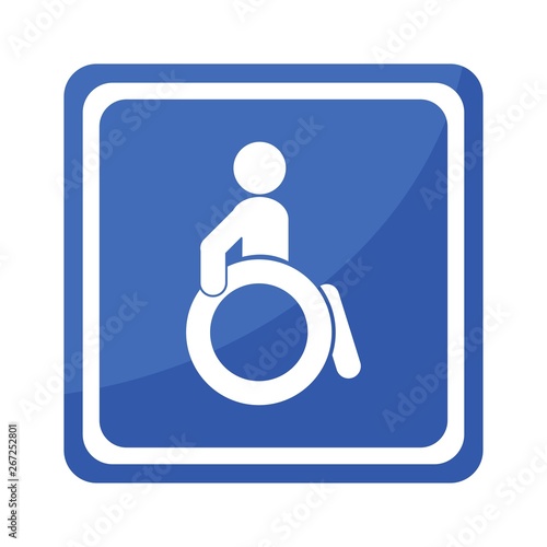 Disabled Handicap Icon . Invalid symbol