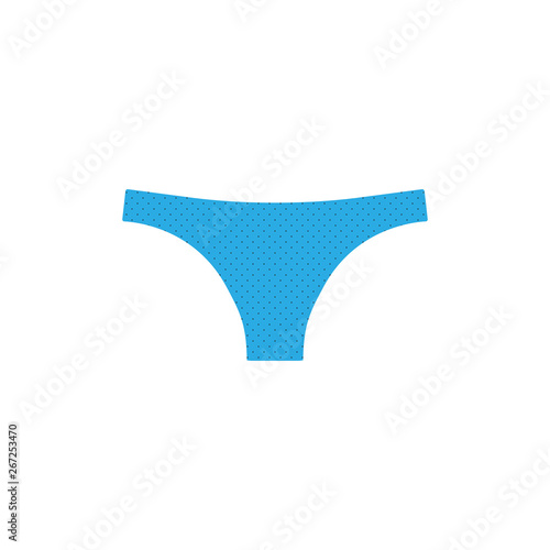 Women underwear icon. Vector illustration, flat design.