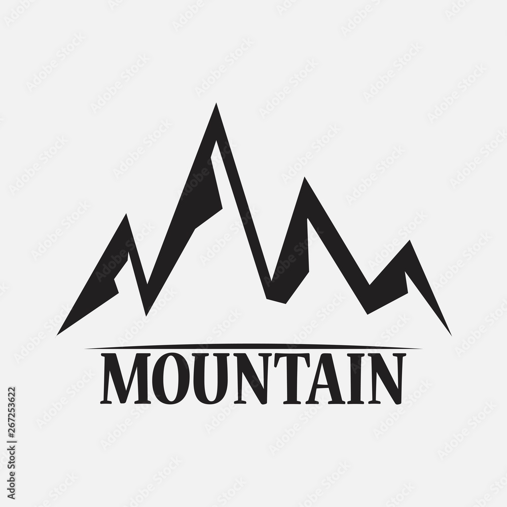 Mountains isolated on a white backgrounds Mountains isolated on a white backgrounds