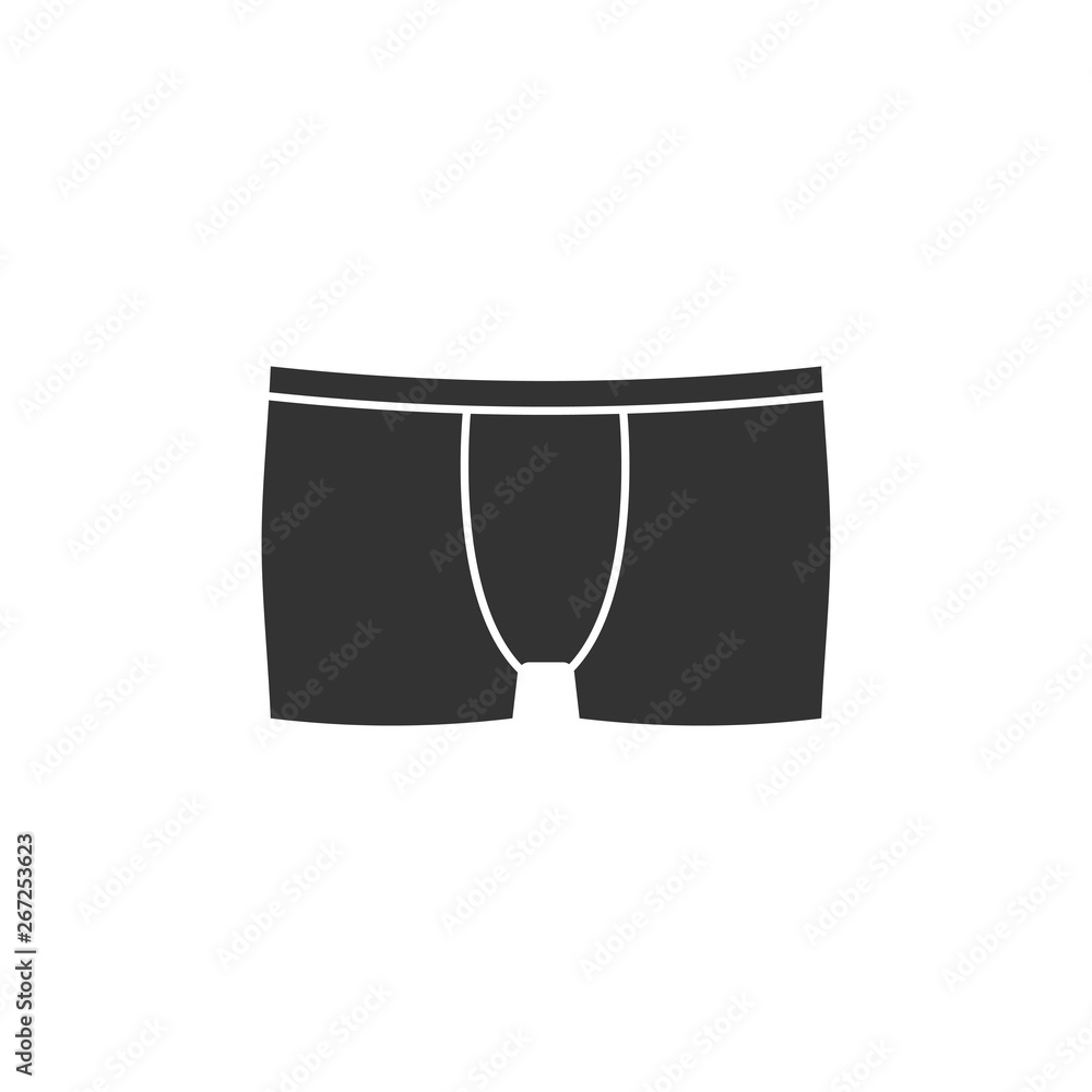 Men underwear icon. Vector illustration, flat design. Men underwear icon. Vector illustration, flat design.