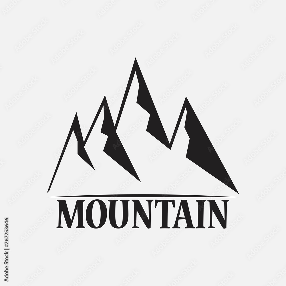 Mountains isolated on a white backgrounds Mountains isolated on a white backgrounds