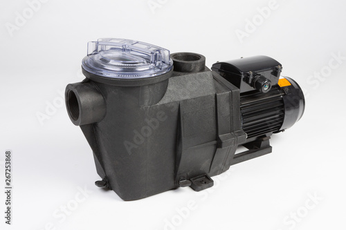 Swimming pool water pump.