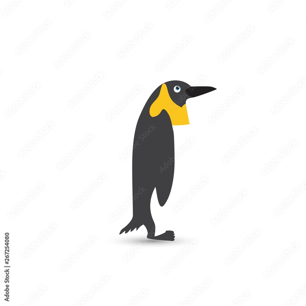 Fototapeta premium Cartoon Penguin Icon