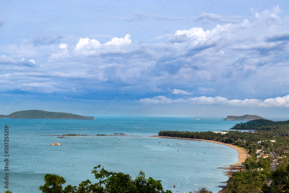 Sea and sky views in Thailand