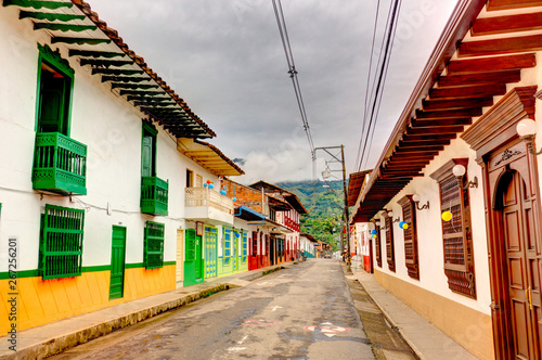 Jardin, picturesque town in Antioquia, Colombia
