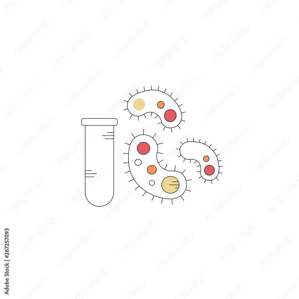 Microbiology symbols Stock Illustration Adobe Stock