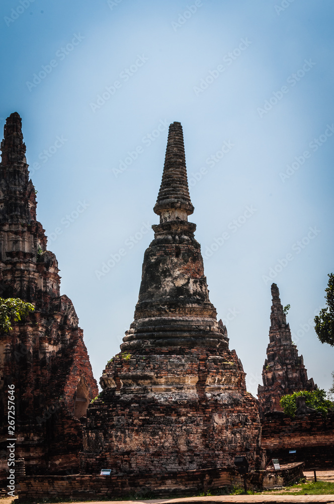 Fototapeta premium temple in ayutthaya thailand