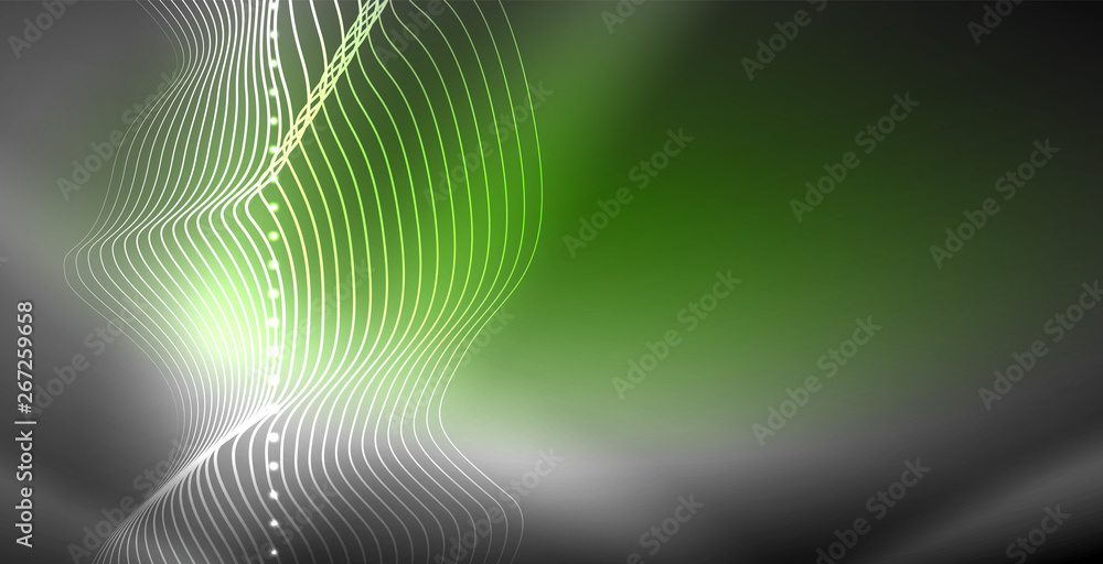 Neon lines shiny glowing background Neon lines shiny glowing background