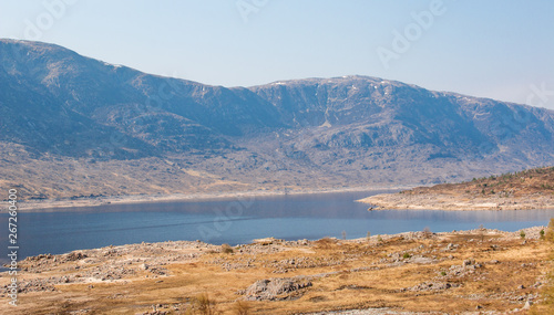 Loch Garry Landscape Panorama Highlands Scotland Great Britain