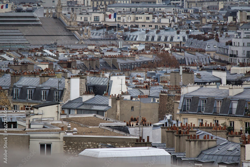 Fototapeta premium aerial view of the city