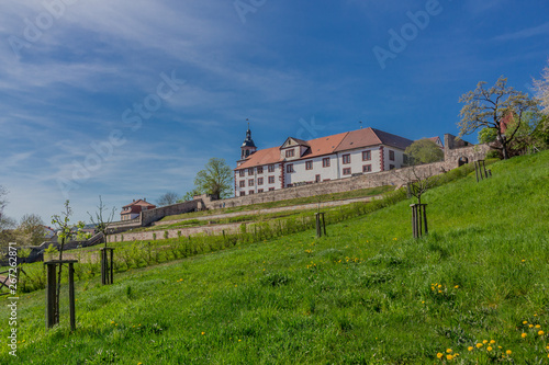 die ersten Sonnenstrahlen in der schönen Altstadt von Schmalkalden photo