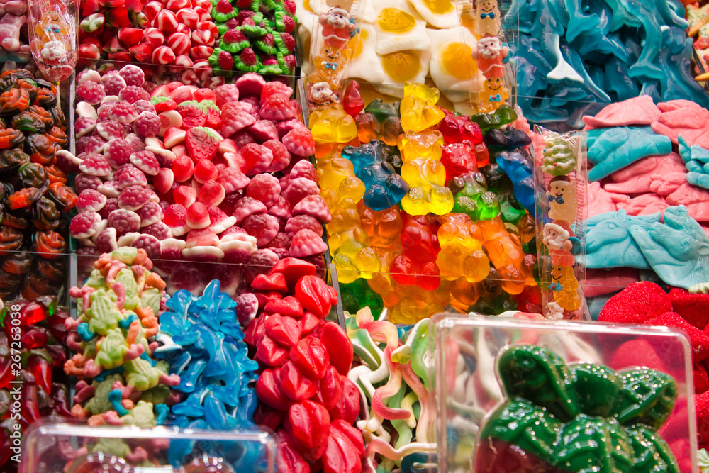 candies at the market