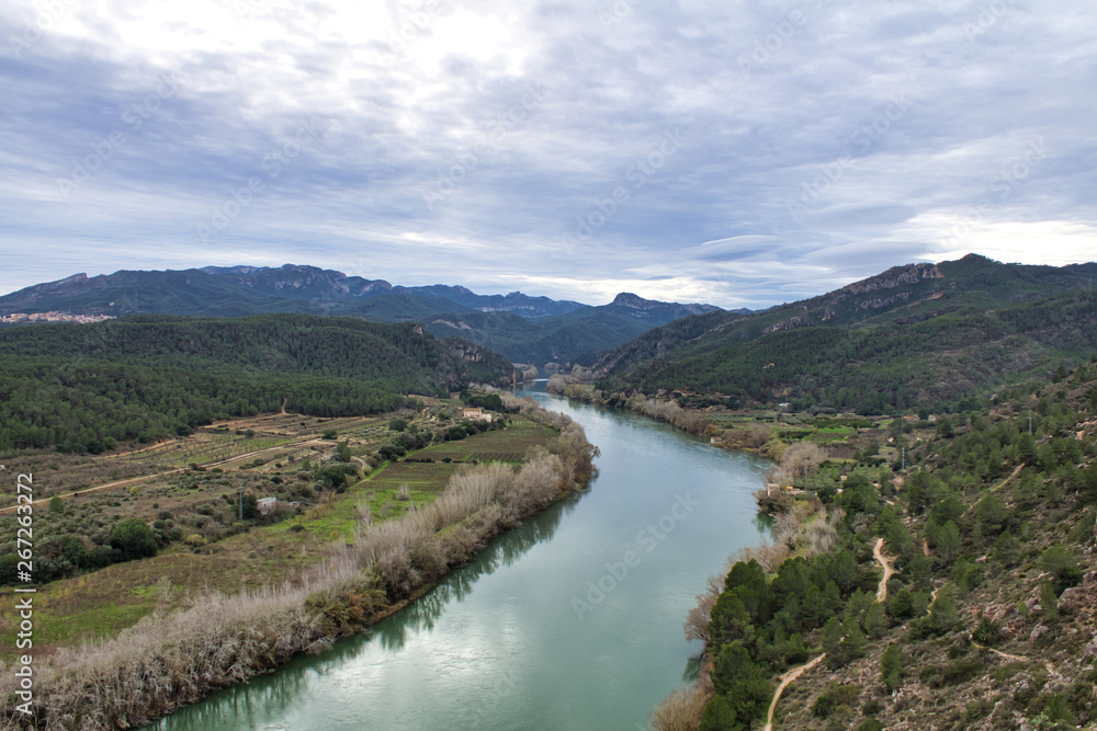 view of miravet river