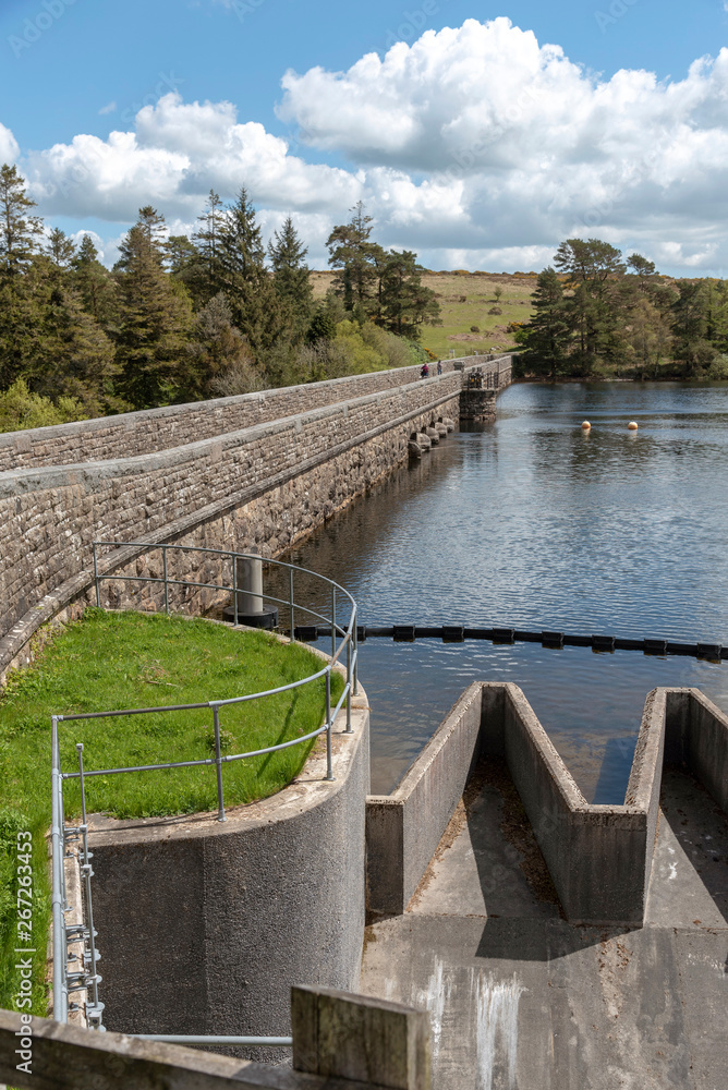 Dartmoor National Park, Devon, England, UK. May 2019, The Venford Reservoir near Holne on Dartmoor. Dartmoor National Park, Devon, England, UK. May 2019, The Venford Reservoir near Holne on Dartmoor.