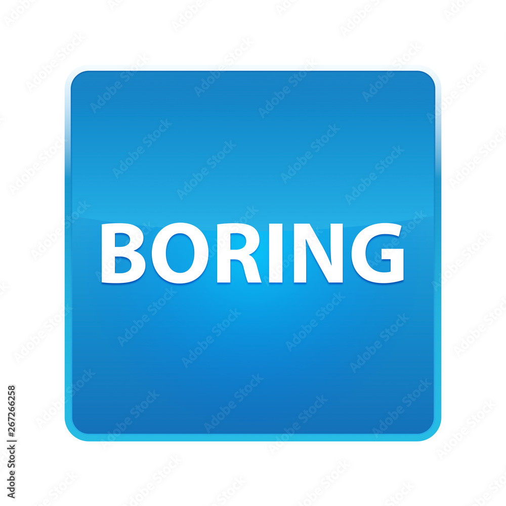 Boring shiny blue square button Boring shiny blue square button