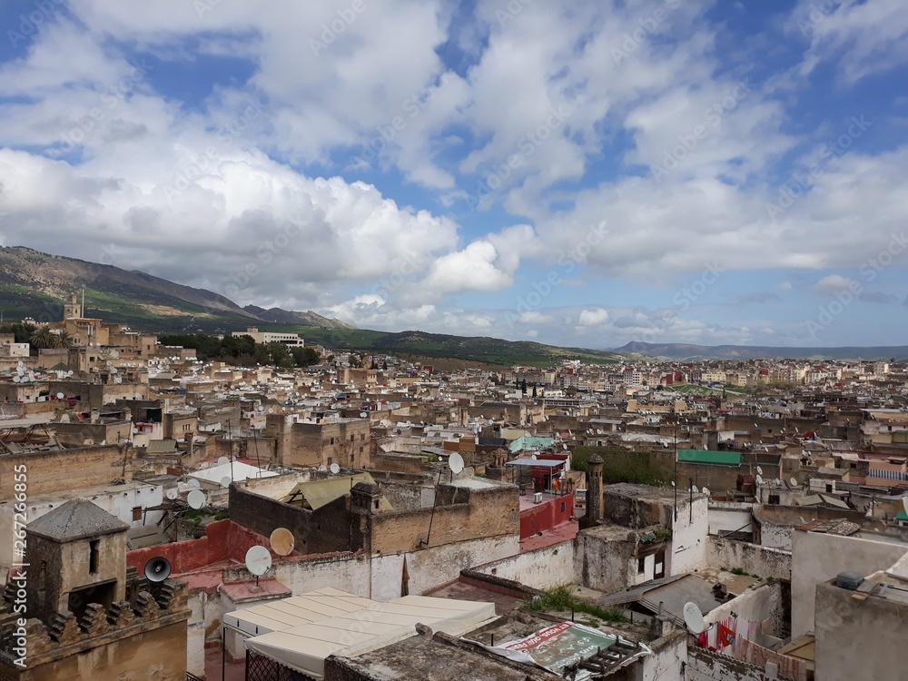 view over city Fez