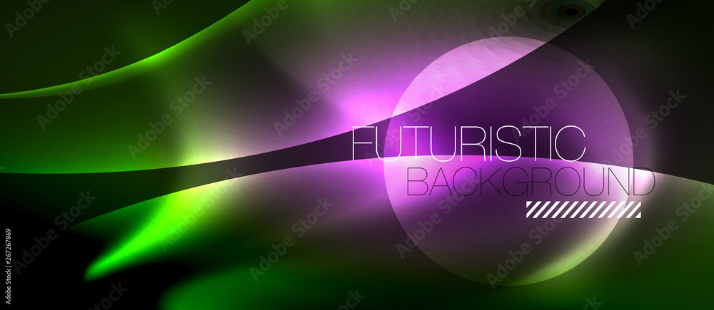 Glowing shiny light abstract background Glowing shiny light abstract background