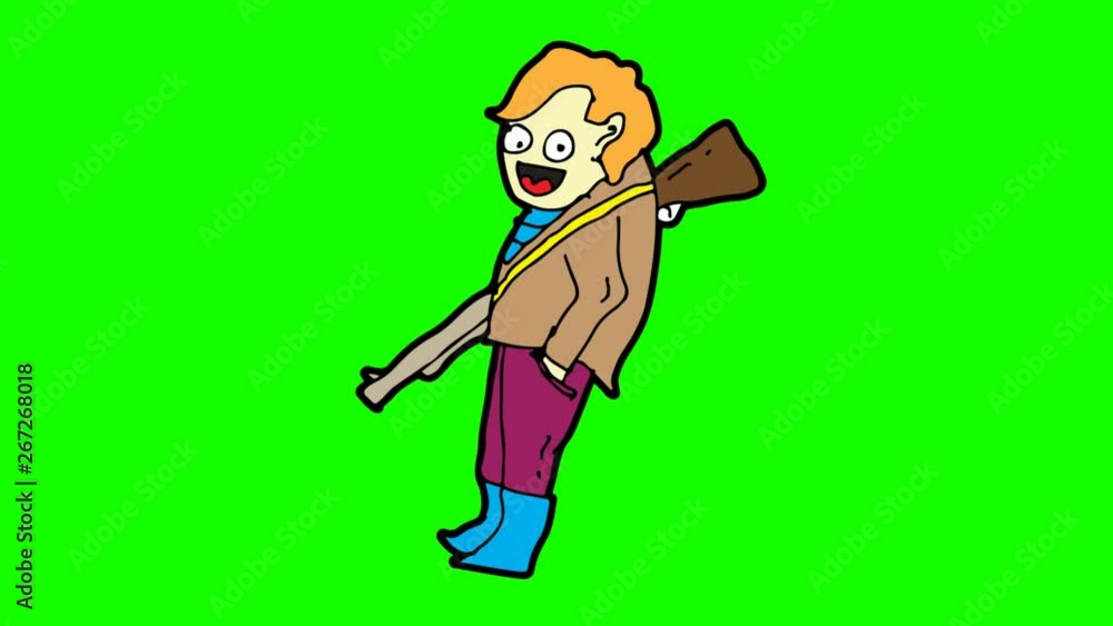 kids drawing green screen with theme of hunter kids drawing green screen with theme of hunter