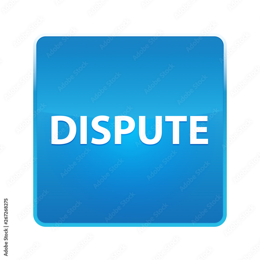 Dispute shiny blue square button Dispute shiny blue square button