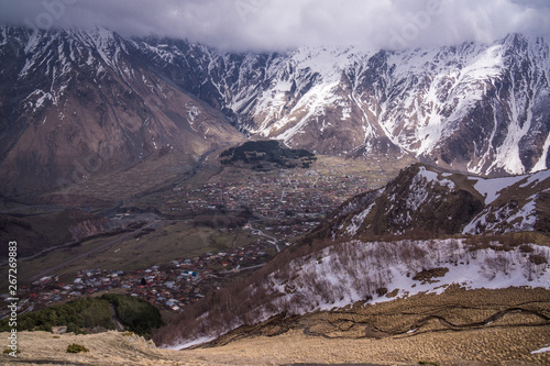 mountain view on stephanzminda