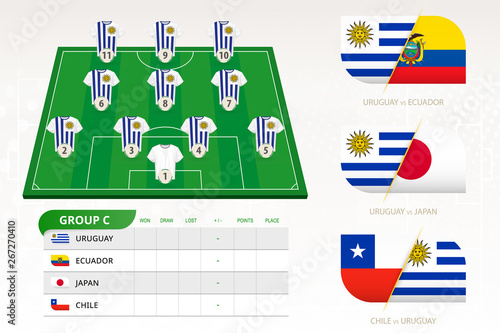 Set for Uruguay football team