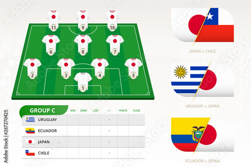 Set for Japan football team