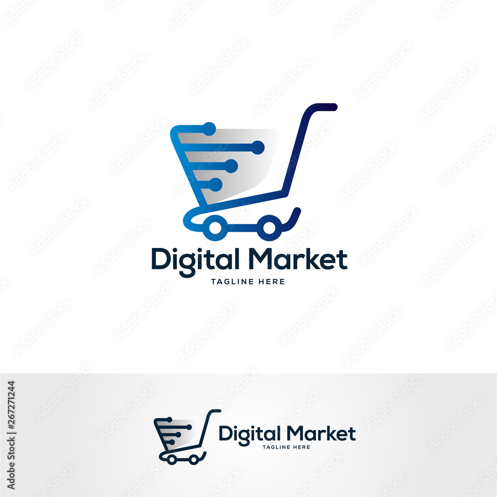 tech shop logo design vector, shopping cart logo designs tech shop logo design vector, shopping cart logo designs