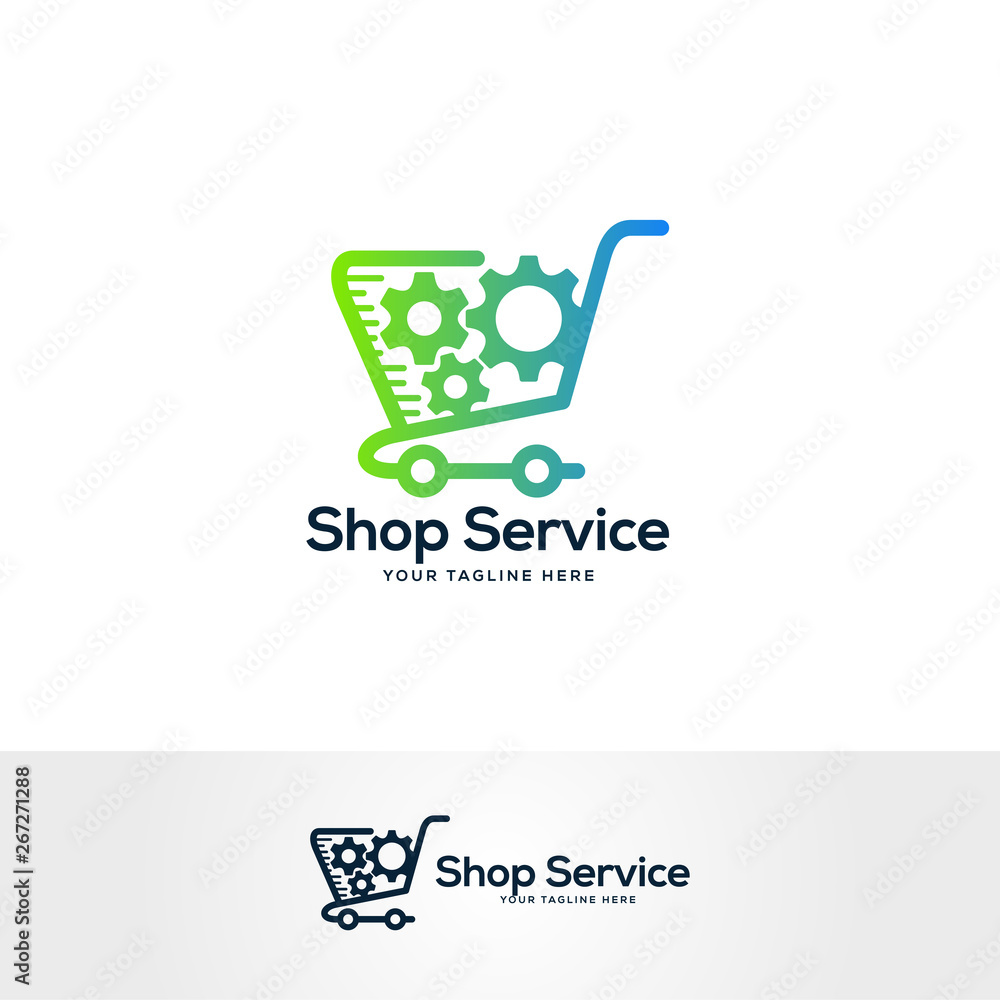 shop service logo designs concept, shopping cart logo designs shop service logo designs concept, shopping cart logo designs