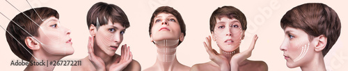 Fotografia Young female with clean fresh skin