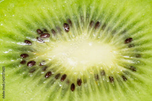 Konstfotografi Kiwi fruit macro