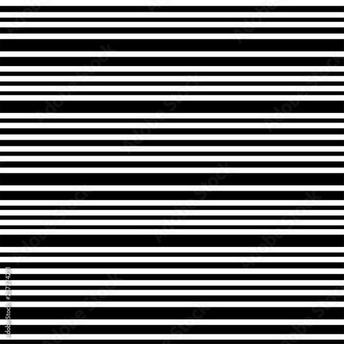 Black and white horizontal stripes abstract background