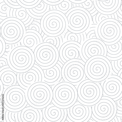 Abstract geometric pattern with swirls . Spiral shapes background. EPS 10 stock vector.