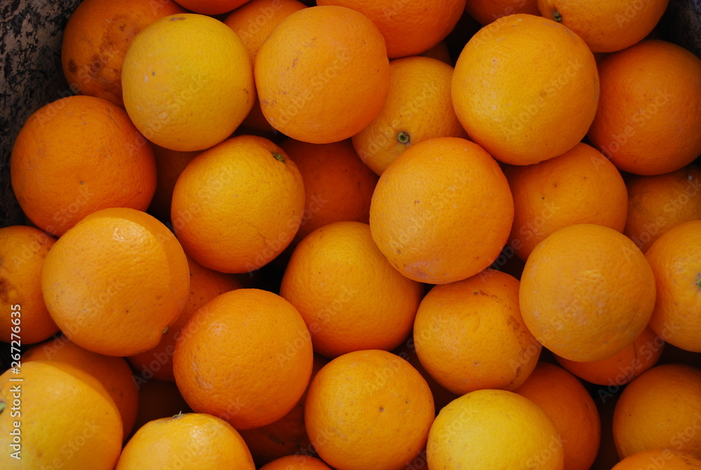 Close Up Of Oranges, Fruit