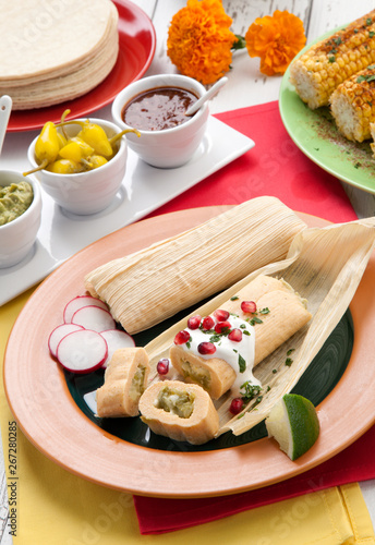 Cheese and Jalapeno Tamales