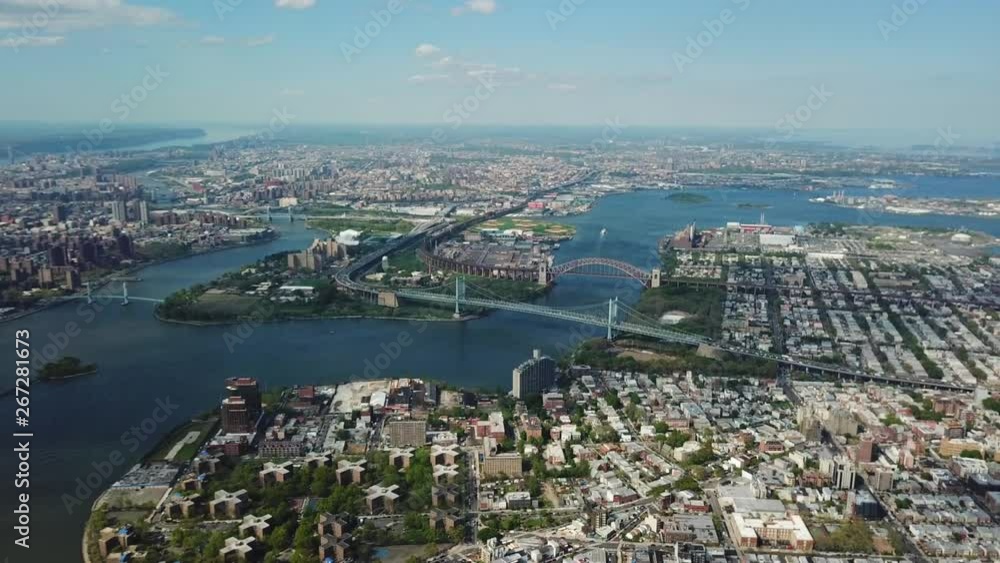 New York City, NY - Queens, Bronx, Manhattan and Bridge New York City, NY - Queens, Bronx, Manhattan and Bridge