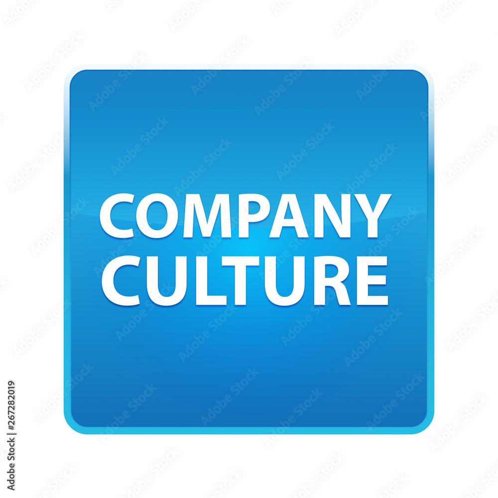 Company Culture shiny blue square button Company Culture shiny blue square button