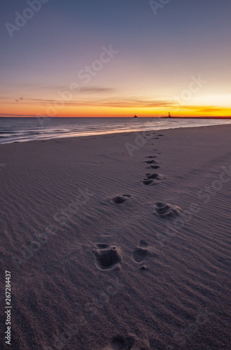 Sunrise on beach