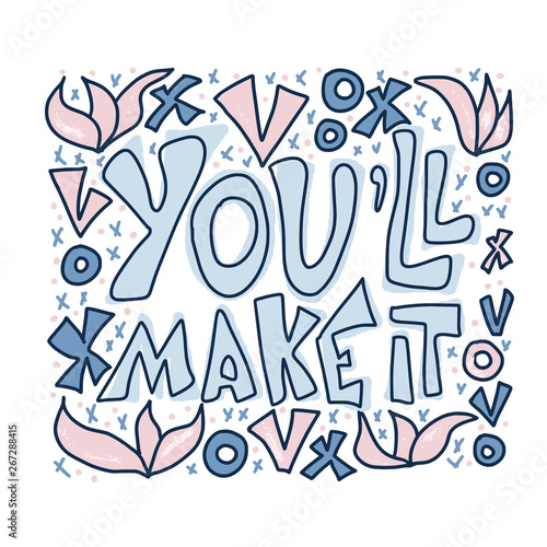 You'll make it quote. Vector illustration.