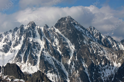 Obraz na płótnie Lomnicky stit (Lomnica), Tatra Mountains, Slovakia w salonie