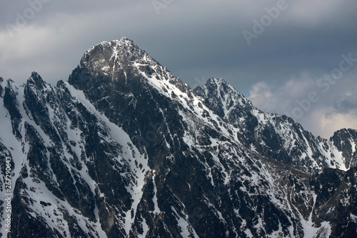 Obraz na płótnie Lomnicky stit (Lomnica), Tatra Mountains, Slovakia w salonie